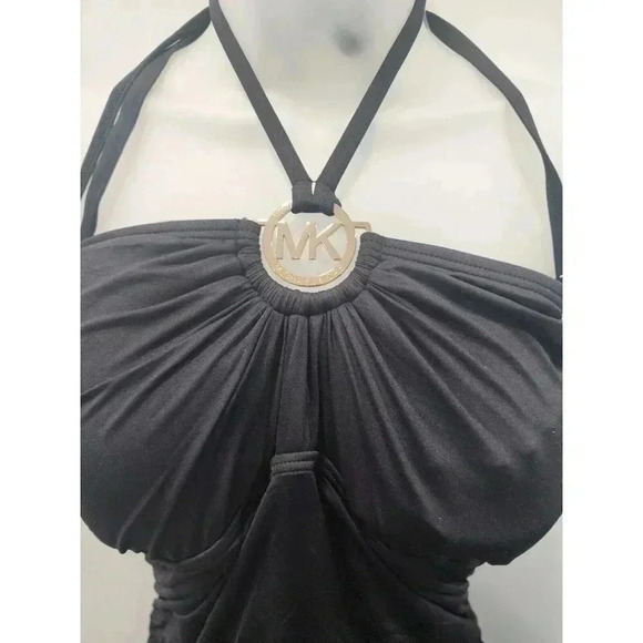 Michael Kors Women's One Piece Swimsuit High Neck Swim Bathing Suit Size 12 - Picture 2 of 5